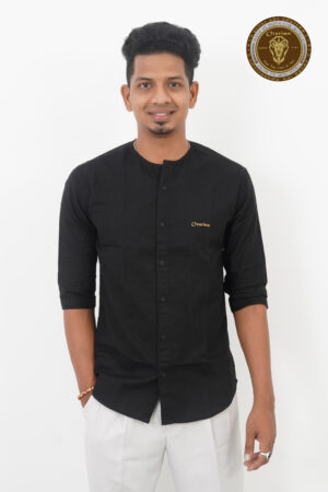 AJI00044 ORARIMA Premium Linen Shirt kamarajar Half Hand 3