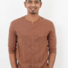AJI00109 ORARIMA Premium Linen Shirt kamarajar Half Hand 7