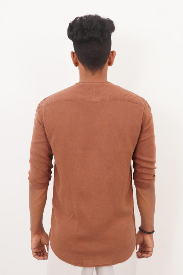 AJI00115 ORARIMA Premium Linen Shirt kamarajar Half Hand 7