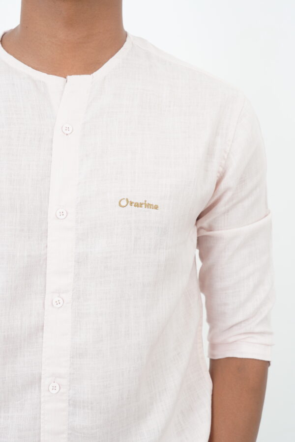 AJI00128 ORARIMA Premium Linen Shirt kamarajar Half Hand 9