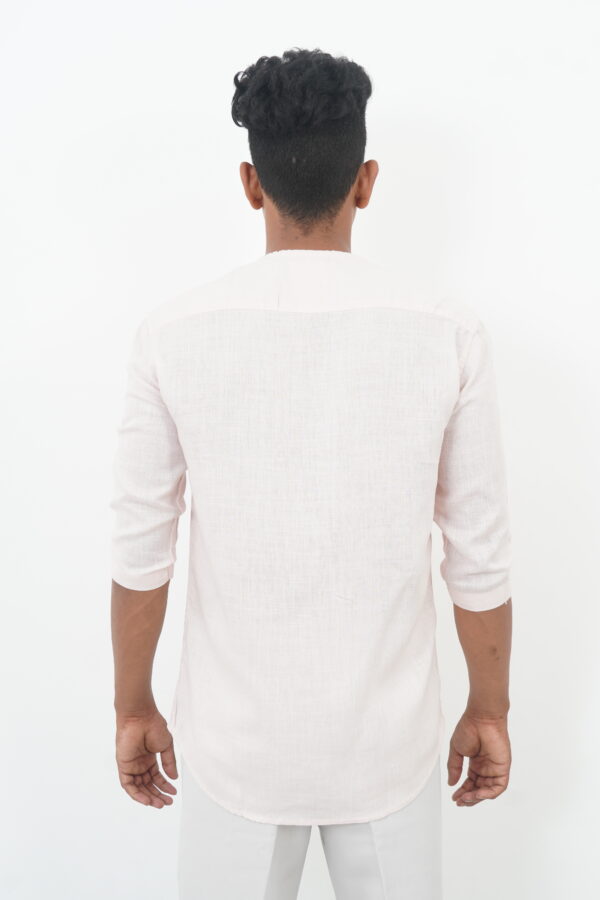 AJI00129 ORARIMA Premium Linen Shirt kamarajar Half Hand 9