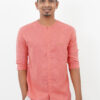AJI00139 ORARIMA Premium Linen Shirt kamarajar Half Hand 11