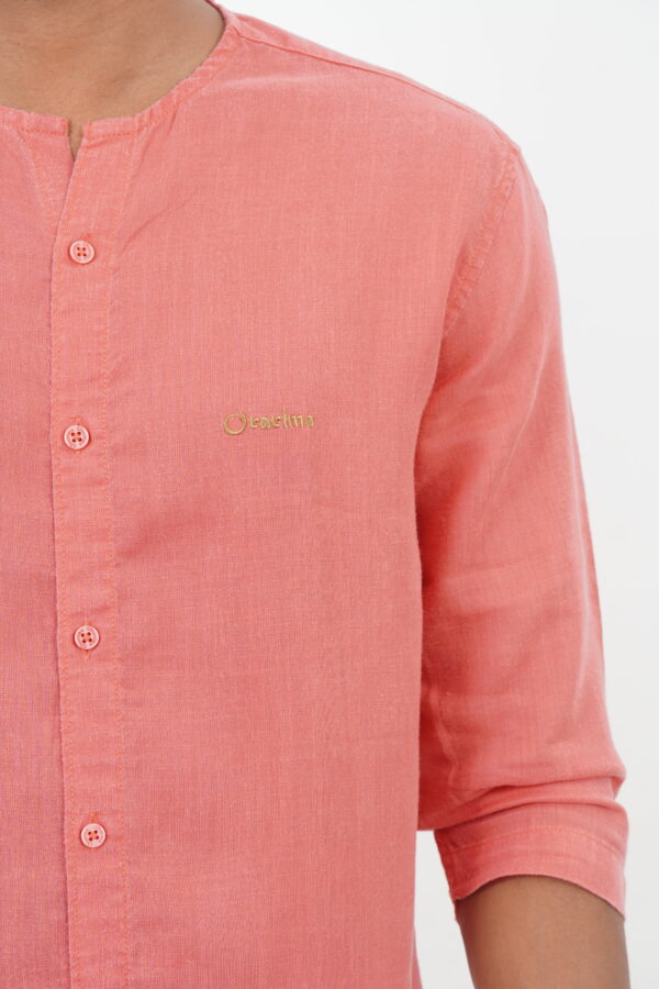AJI00141 ORARIMA Premium Linen Shirt kamarajar Half Hand 11