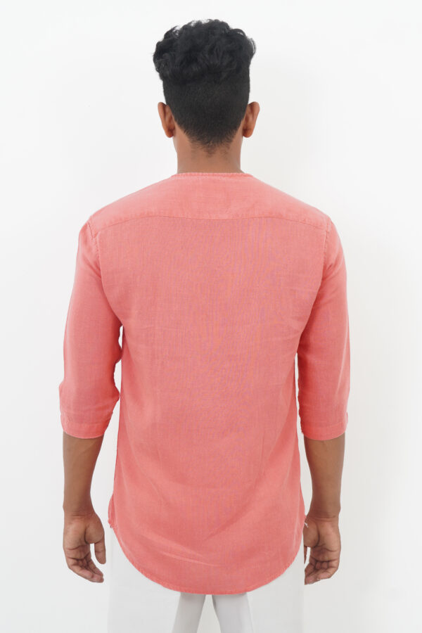 AJI00143 ORARIMA Premium Linen Shirt kamarajar Half Hand 11