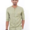 ORARIMA Premium Linen Shirt kamarajar Half Hand 12