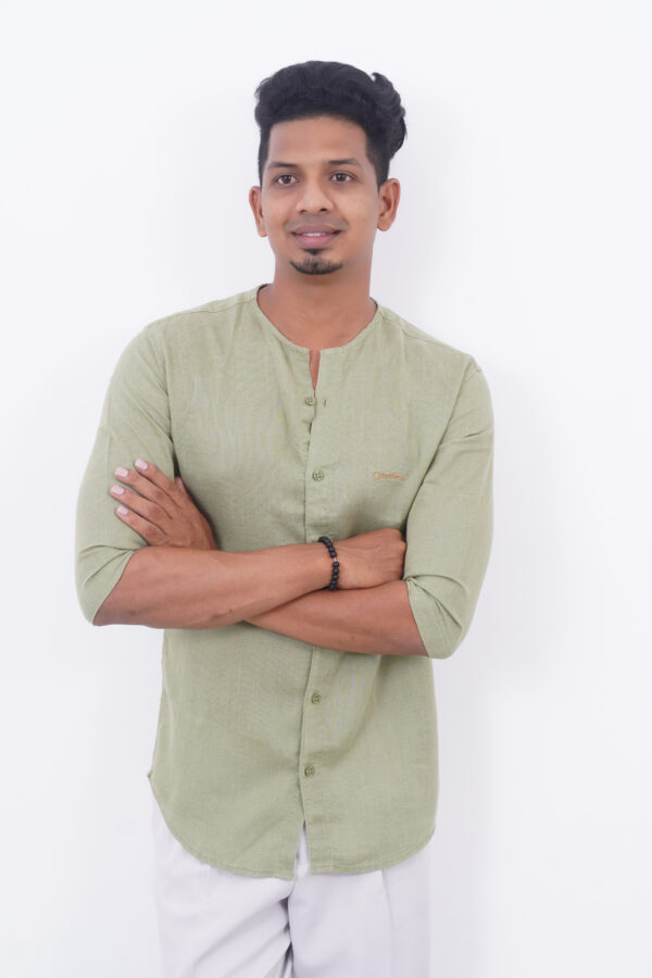 ORARIMA Premium Linen Shirt kamarajar Half Hand 12