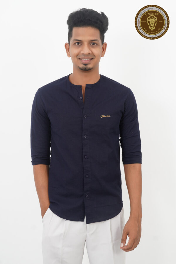 ORARIMA Premium Linen Shirt kamarajar Half Hand 13