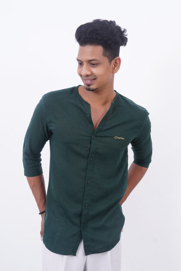 ORARIMA Premium Linen Shirt kamarajar Half Hand 16